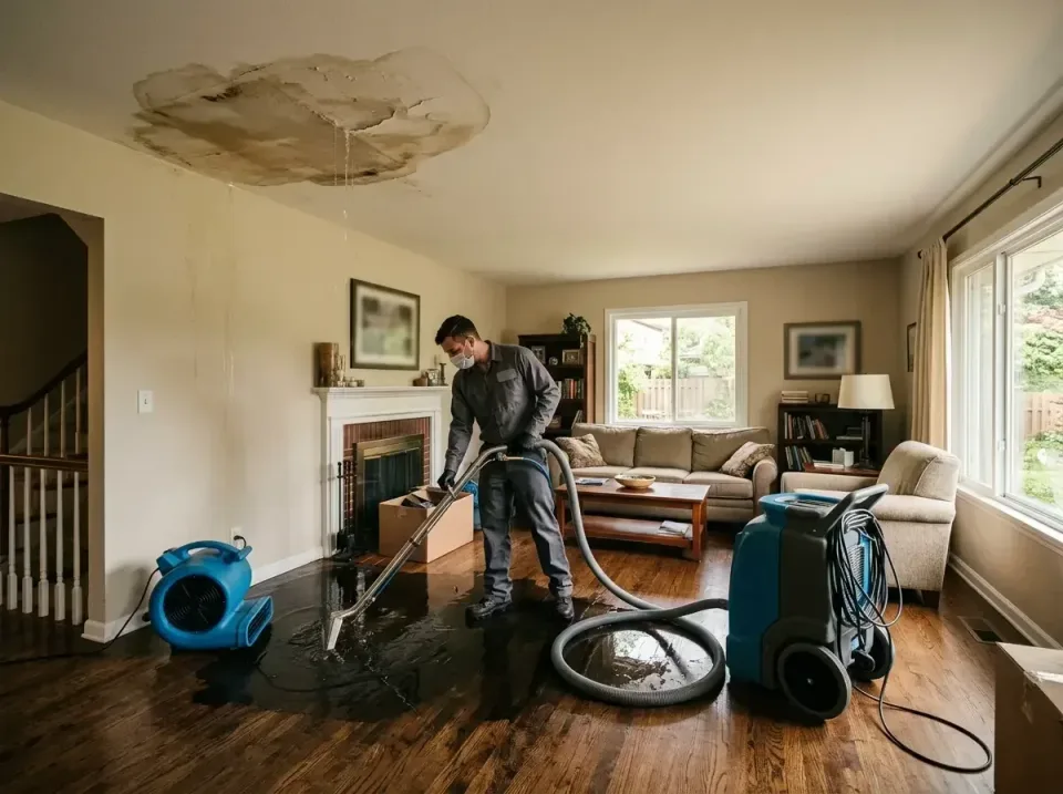 attic-pipe-burst-ceiling-drip-008 — frequently asked questions, Water Damage Restoration & Carpet Care in Greendale, WI